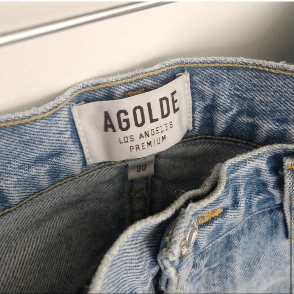 Agolde Parker denim shorts - Picture 4 of 5